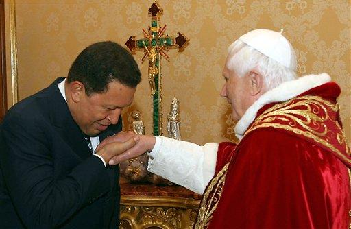 Pope and Chavez